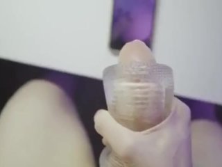 jerking off to my girlfriend 