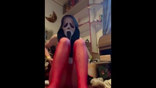 Ghostgirl plays with herself