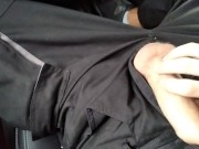 Preview 6 of Dirty Man Masturbating Big Fat Cock in Car at Work Break! Hot!