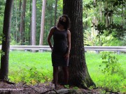 Preview 3 of Stripping out of my clothes and lingerie roadside