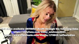 Супергёрл от первого лица Ballbusting