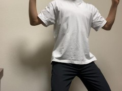 Japanese man / strength training 3