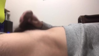 Gay masturbation, awesome ejaculation, big dick