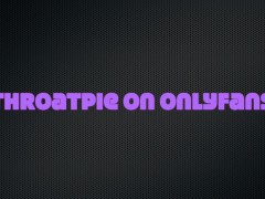 Nerdy Goth Teen in Glasses with Cute Black Lipstick Deepthroats Big Cock for Hard Pulsating Cumshot