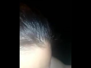 Cheating wife in back of the car