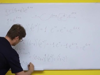 Усатый дядя дрочит производную сложной функции. ЕГЭ по профильной математике.