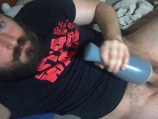 fucking Fleshlight in bathrobe thick cock huge cumshot