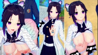 [Hentai Game Koikatsu! ]Have sex with Big tits Demon Slayer Shinobu Kocho.3DCG Erotic Anime Video.
