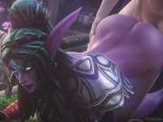Preview 1 of Tyrande Whisperwind big ass fuck - Warcraft (Fpsblyck)