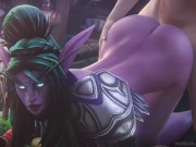 Preview 2 of Tyrande Whisperwind big ass fuck - Warcraft (Fpsblyck)