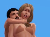 SRANGER FUCK !!! HIS DICK IS SO BIG ( 3D AUDIO / ASMR / ) / SIMS 4 /