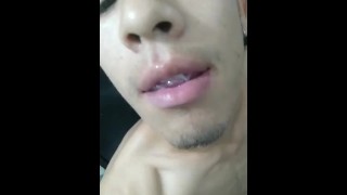 Damonhardx HOT Straw And Sperm In My Mouth
