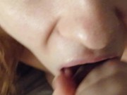 Preview 2 of Cum Hungry Slut greedily Swallows my Cum