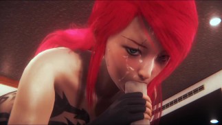 Катарина делает горячий минет