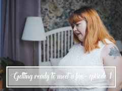 Roxanne Miller Getting ready to meet a fan