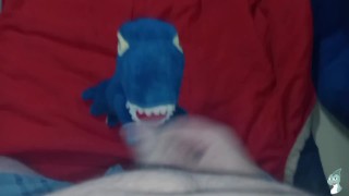 Blauwe dinosaurus T rex plezier #4