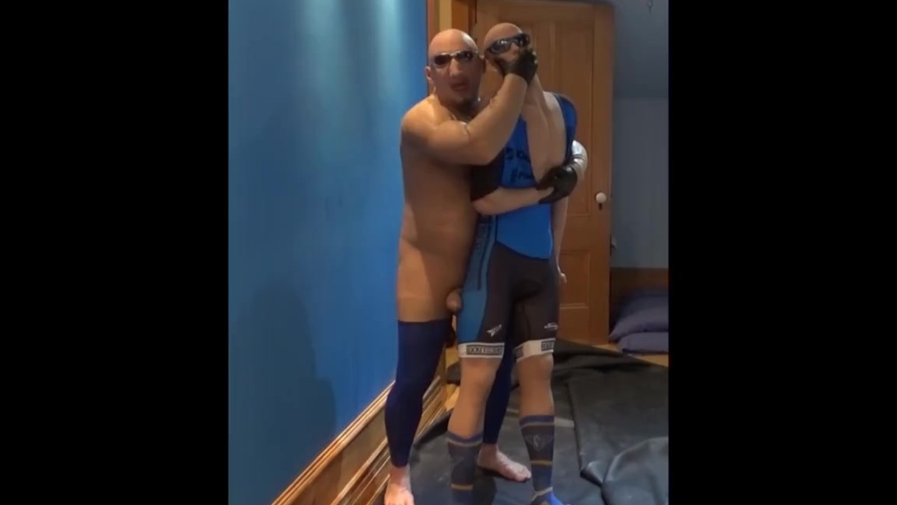 Silicone Muscle Suit Man has Fun with Sex Doll Cyclist - Pornhub.com