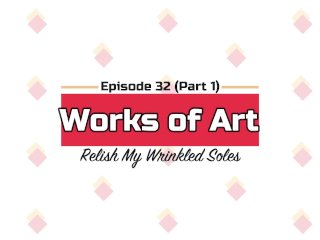 Relishing Gwen's Wrinkled Soles with Soft Feather Brushes 1080p HD PREVIEW