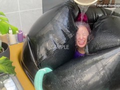 Swallowed by Extra-Large Giant Rubber Ball