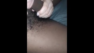 White girl takes BBC cum in her mouth for the 2nd time 