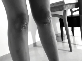 Kinktober day 20 - Submissive Discipline KINK: Dominant teaching slave how to_behave