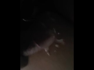 CUM running down 