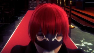 Секс клуб Persona 5 Suмире Yoshizava - минет + секс