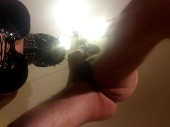 Tunnel O ring gag extreme deepthroat slut drilling & cumming