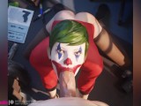 Victoria Chase Clown Fetish Blowjob Deepthroat (with sound) 3d animation hentai life is strange