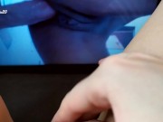 Preview 6 of Teen watches porn and wants more cum in her hole