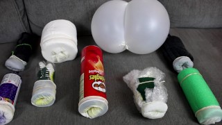 I Fucked 10 Homemade Sex Toys (Gummi Bears, Pringles can, and more) DIY Pocket Pussy / Fleshlight