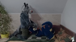 🐺Blue dinosaur And Freddy Wolf Fun6🐺