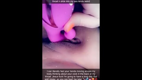 Eenzame milf Snapchat masturbatie 
