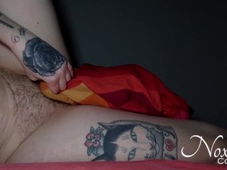 Using My Pillow to Masturbate Moaning Orgasm!