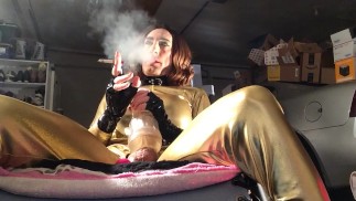抽烟 Alektra No 45 with cumshot