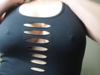 Undressing in Black Sex Dress and Toy Play | Rehotlover83