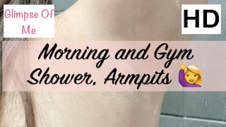 Achseln am Morgen und Gymnastikdusche 🙋‍♀️ - glimpseofme