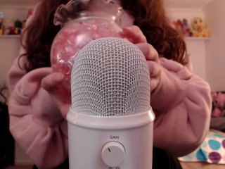 • Glass scratching pink asmr •