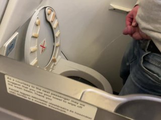 small dick, airplane bathroom, outside, exclusive