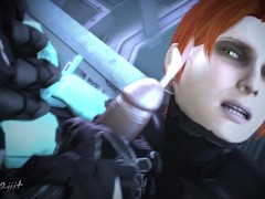 Carolina gets Railed, Throated and Facialized [Red vs Blue]