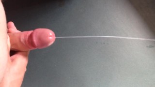 Толстые веревки спермы