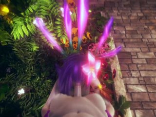 Neeko Blowjob + Cowgirl in the garden Complete Edition