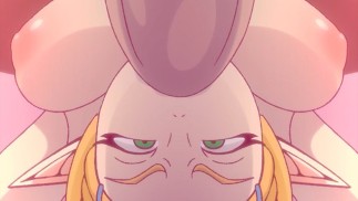 Prinzessin Zelda bekommt einen Deepthroat-Abstrich