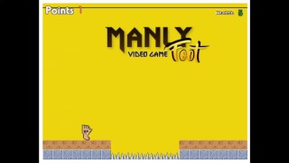MANLYFOOT - 8-битная аркадная игра в стиле ретро - играйте за мою ногу и избегайте врагов, таких как вонючие носки