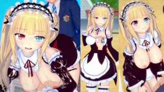[Хентай-игра Коикацу! ] Займитесь сексом с Большие сиськи Haganai Kobato Hasegawa.3DCG Эротическое а