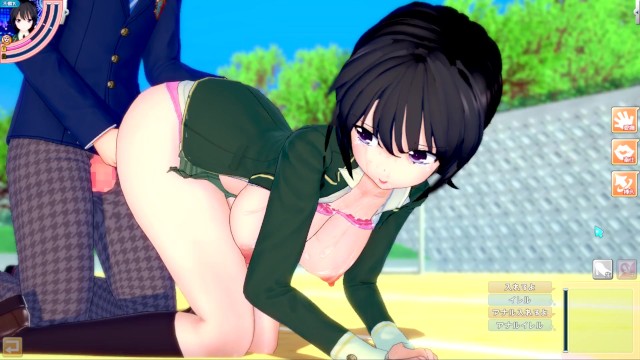 【エロゲーコイカツ！】僕は友達が少ない 三日月夜空3DCG巨乳アニメ動画(はがない)[Hentai Game Koikatsu! Haganai Yozora Mikazuki(Anime 3DCG Porn Video