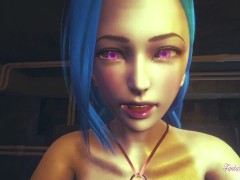 League of Legends Hentai - Jinx Fucked with POV (Uncensored)