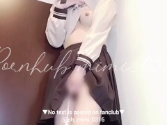 坂道系のセーラー服で立ちながらクリちゃん吸ってよがります - Screenshot 10 of 16 - Hentai