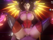 Preview 2 of Mercy POV Pussy Creampie (with sound) 3d overwatch animation hentai anime cum inside blender sfm