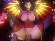Preview 4 of Mercy POV Pussy Creampie (with sound) 3d overwatch animation hentai anime cum inside blender sfm